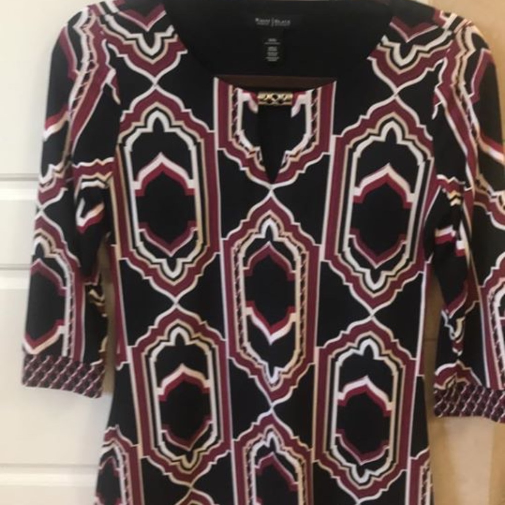 White House/Black Market graphic dress